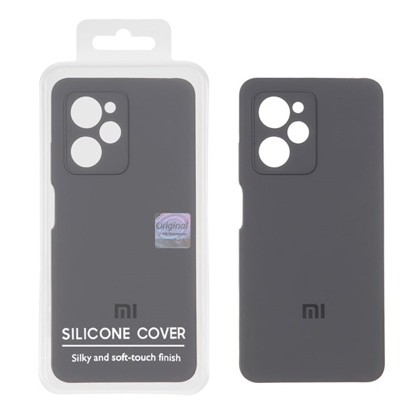 قاب سیلیکونی پاک کنی اورجینال Master Quality مدل Xiaomi Poco X5 Pro 5G - خاکستری (پک دار)